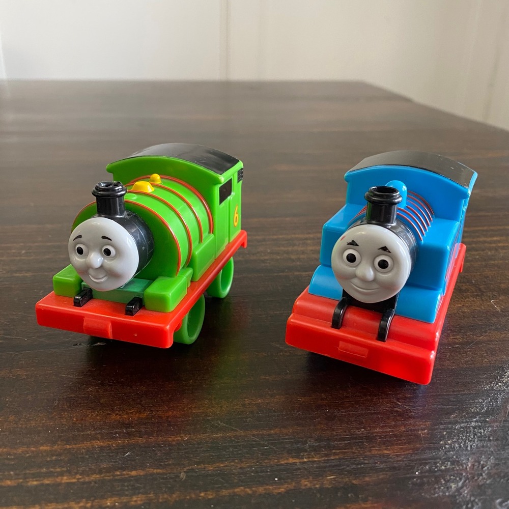 Thomas & Friends Plastic Push Along Train‎ Toys Thomas Percy Toy Set Mattel 2011